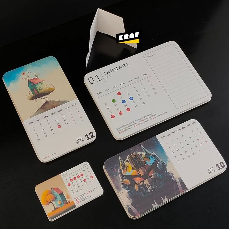 Custom Photo Desk Calendar