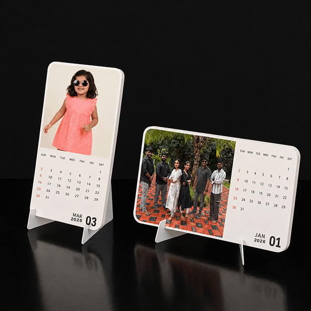 Custom Photo Desk Calendar